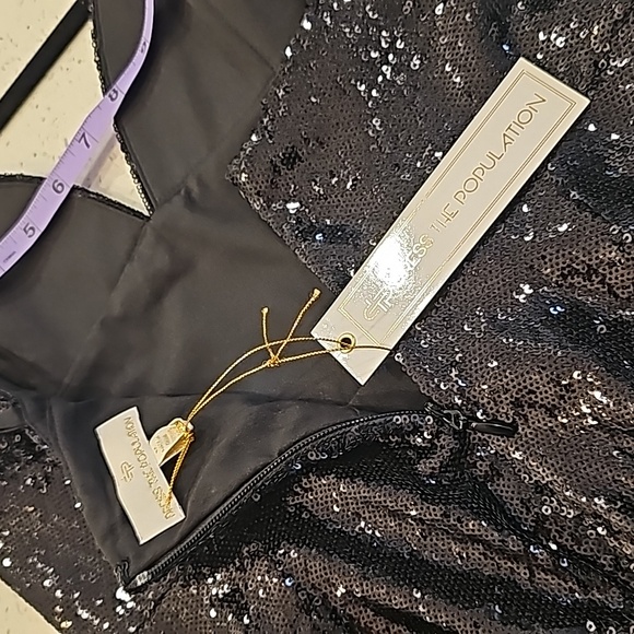 NWT black sequin dress. - Picture 5 of 5